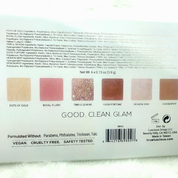 *NEW* Makeup Facial Palette True and Luscious Lucky Glow Palette - Picture 4 of 9